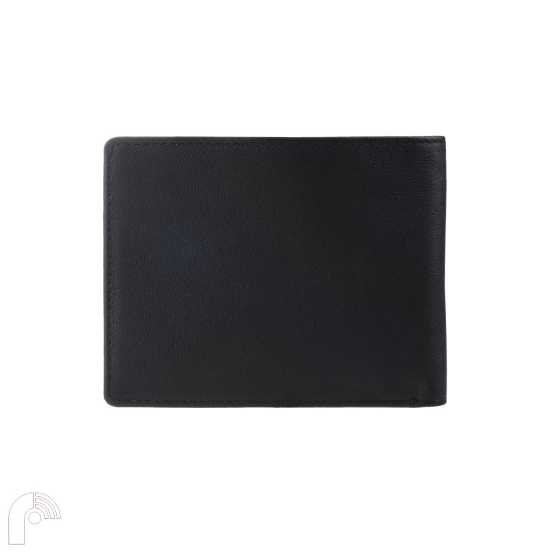 RFID-Lommebok i sort skinn