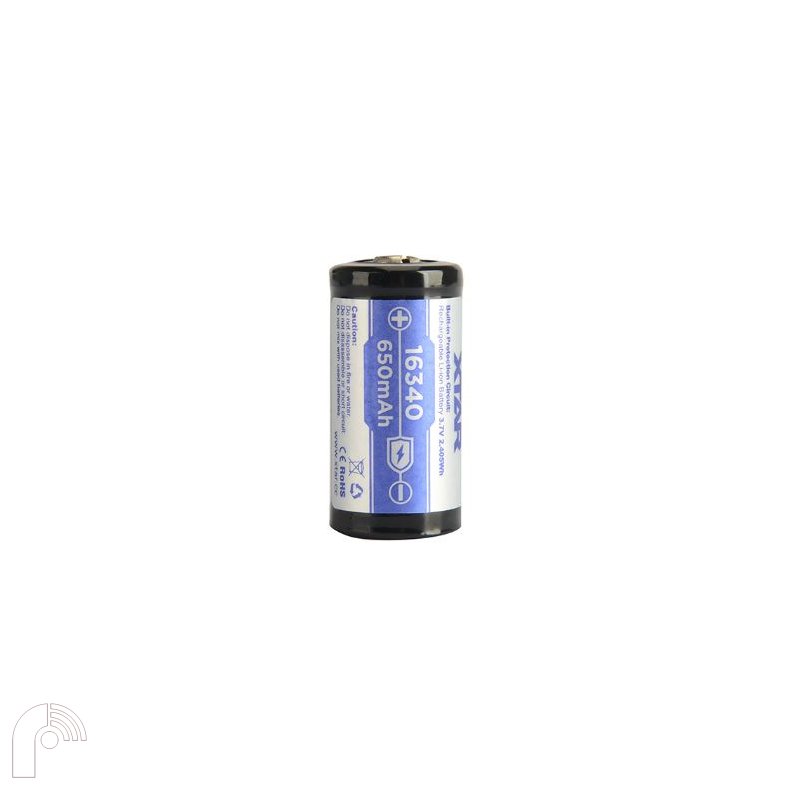 XTAR 16340 Litium Ion batteri 650 mAh